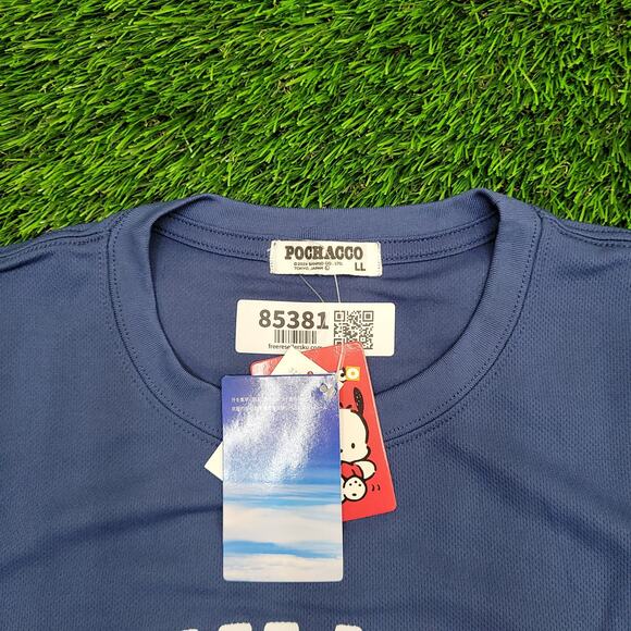 Pochacoo Dog Sanrio Shirt Womens L/XL 20x27 Blue Japanese TV-Show - Picture 9 of 15